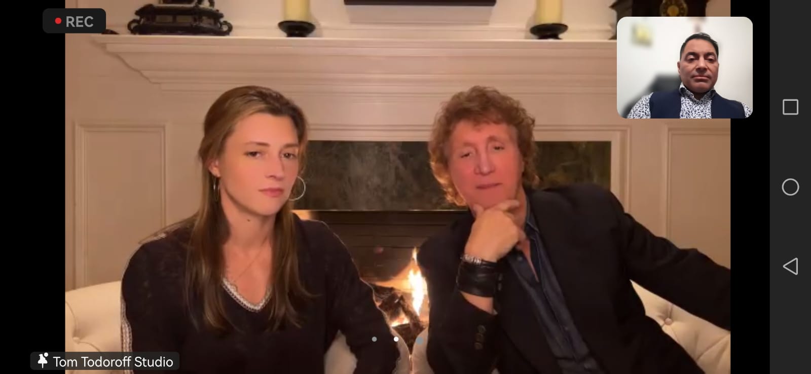 With Tom Todoroff and Emily Moulton at Tom Todoroff Studio